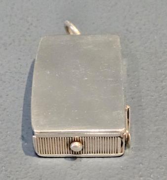 Victorian Silver Cheroot Cutter with Piercer and Vesta Case