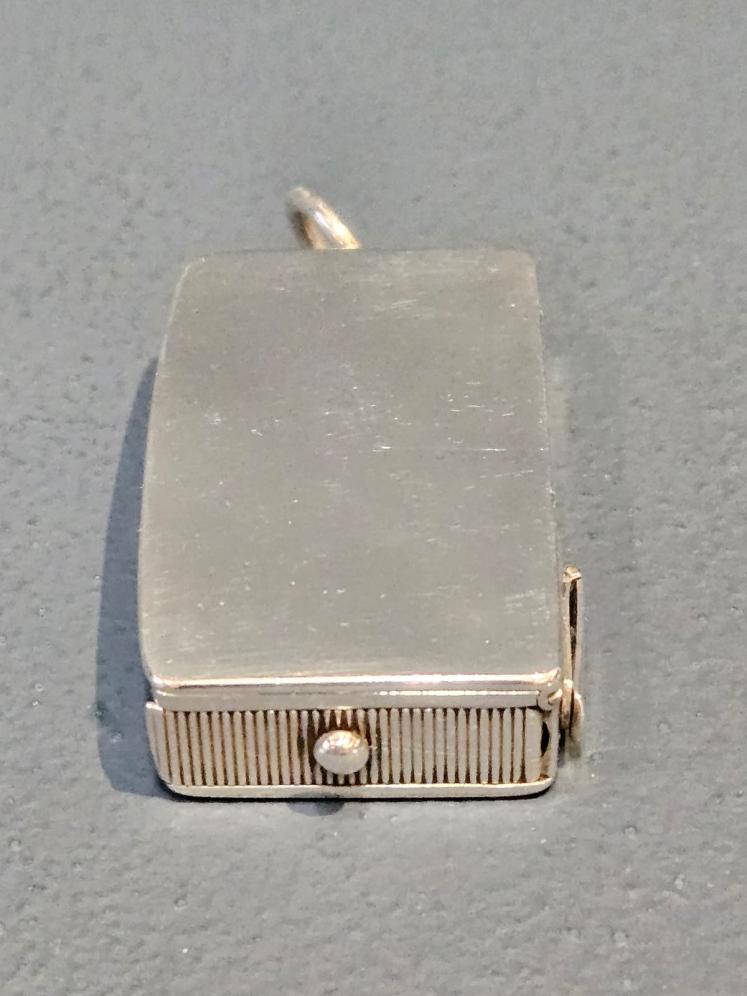 Victorian Silver Cheroot Cutter with Piercer and Vesta Case - Image 1