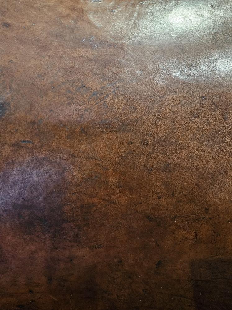 Superb Arts and Crafts Leather Fireside Chair - Image 7