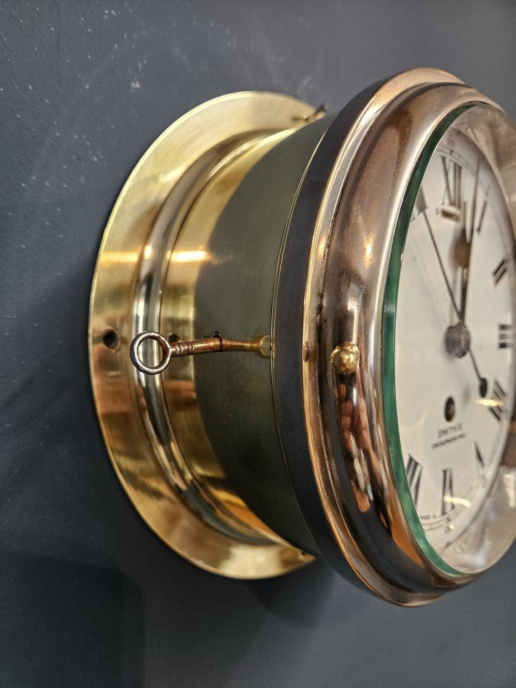 Victorian Seconds Sweep Ships Clock by Smiths, Cricklewood - Image 4