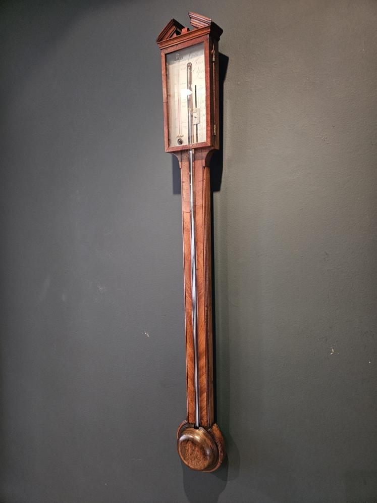 Georgian Mahogany York Stick Barometer - Image 5