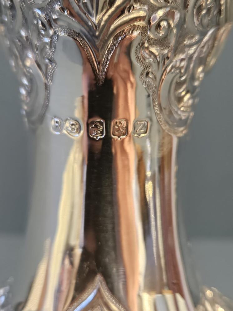 Superb Victorian 18 Troy Oz Glasgow Silver Wine Jug - Image 4