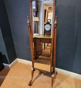 Superior Quality George III Style Cheval Mirror  - Image