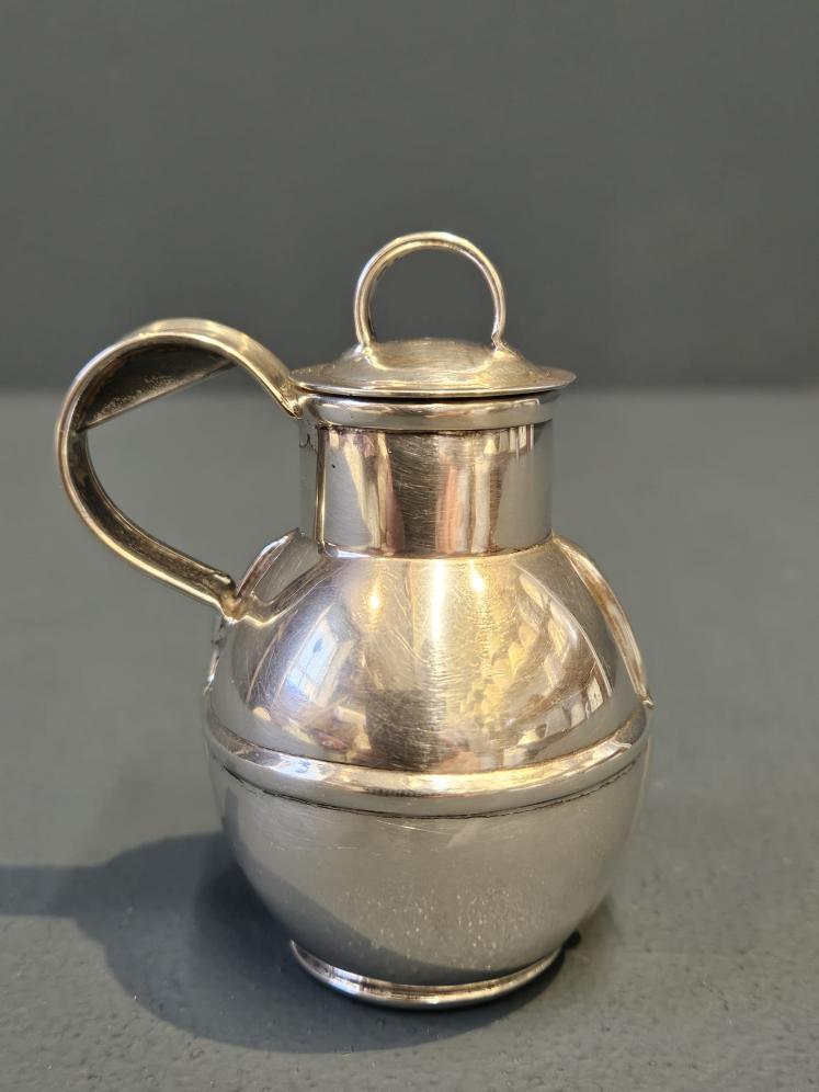 Silver Cream Jug with Guernsey Hallmark - Image 1