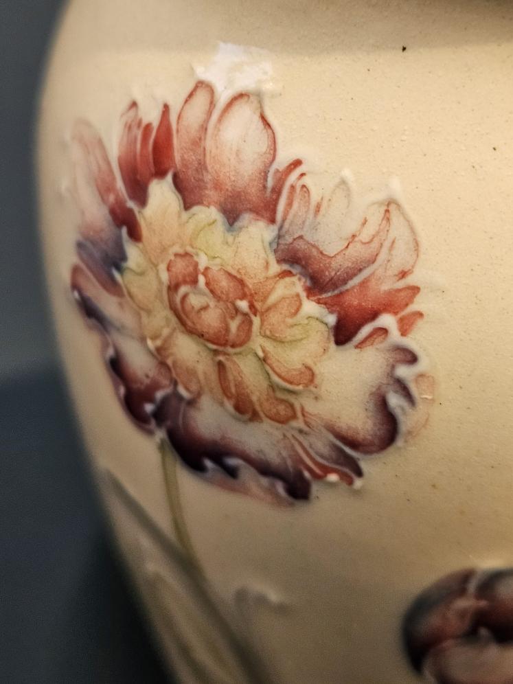 Rare Moorcroft for Liberty's Pink Cornflower Vase - Image 8