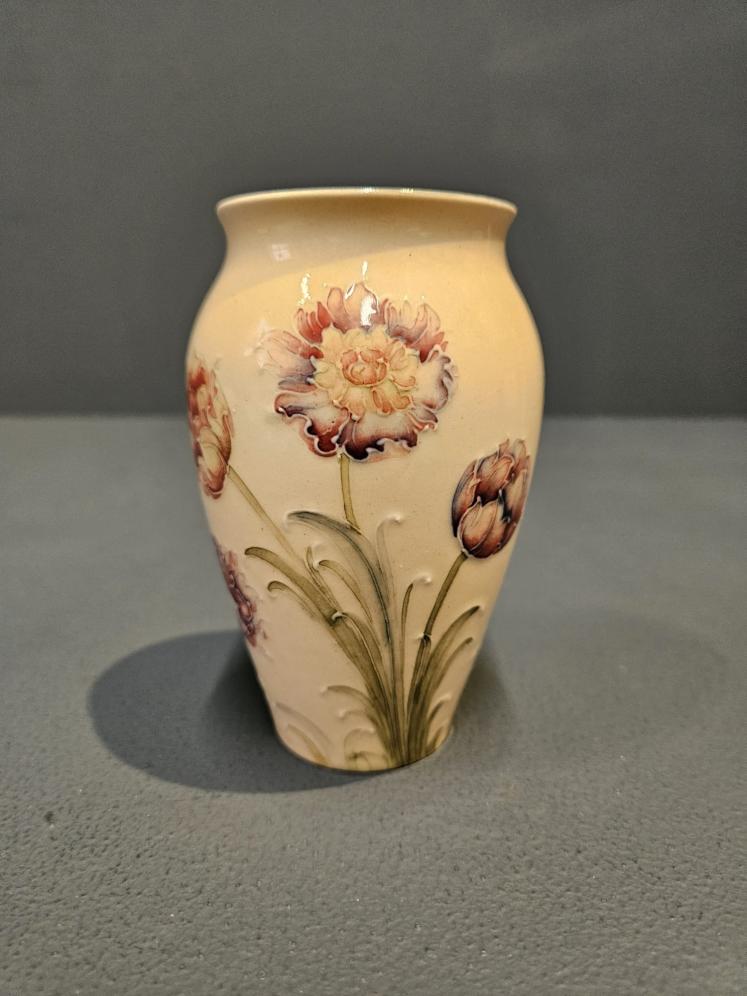 Rare Moorcroft for Liberty's Pink Cornflower Vase - Image 2