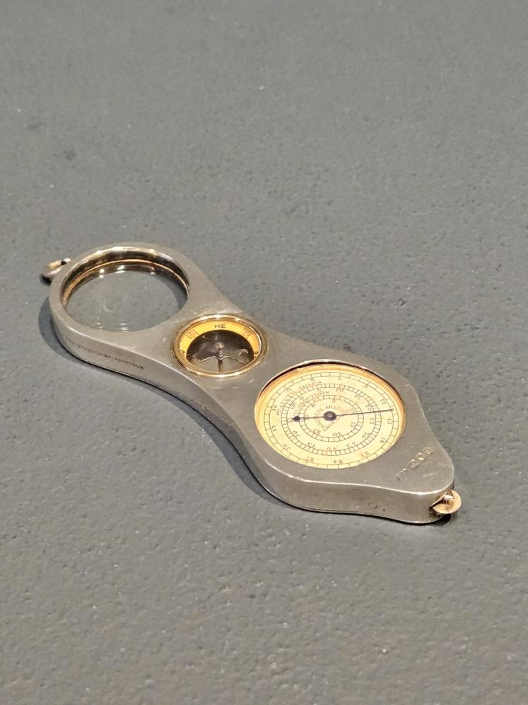 Rare George V Silver Map Measure, Compass and Magnifier Combination - Image 6