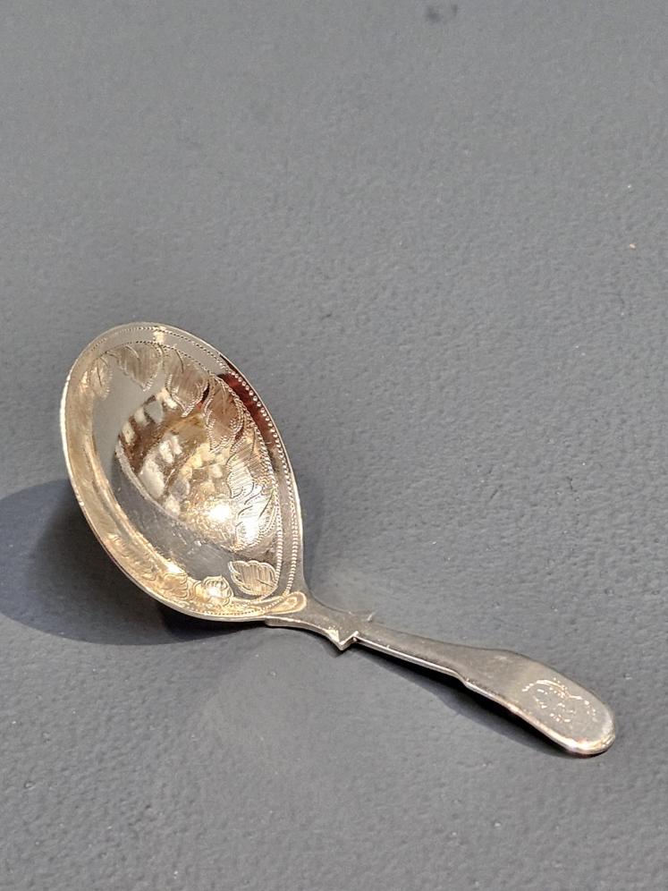 Georgian Silver Caddy Spoon - Image 3