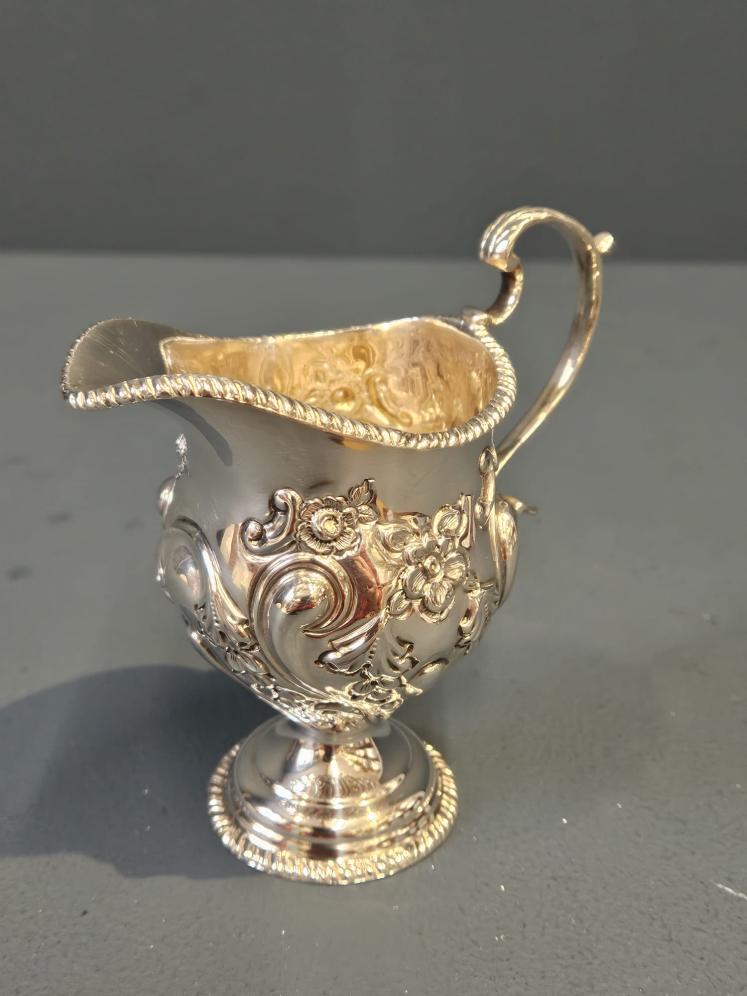 Edwardian Silver Cream Jug - Image 4
