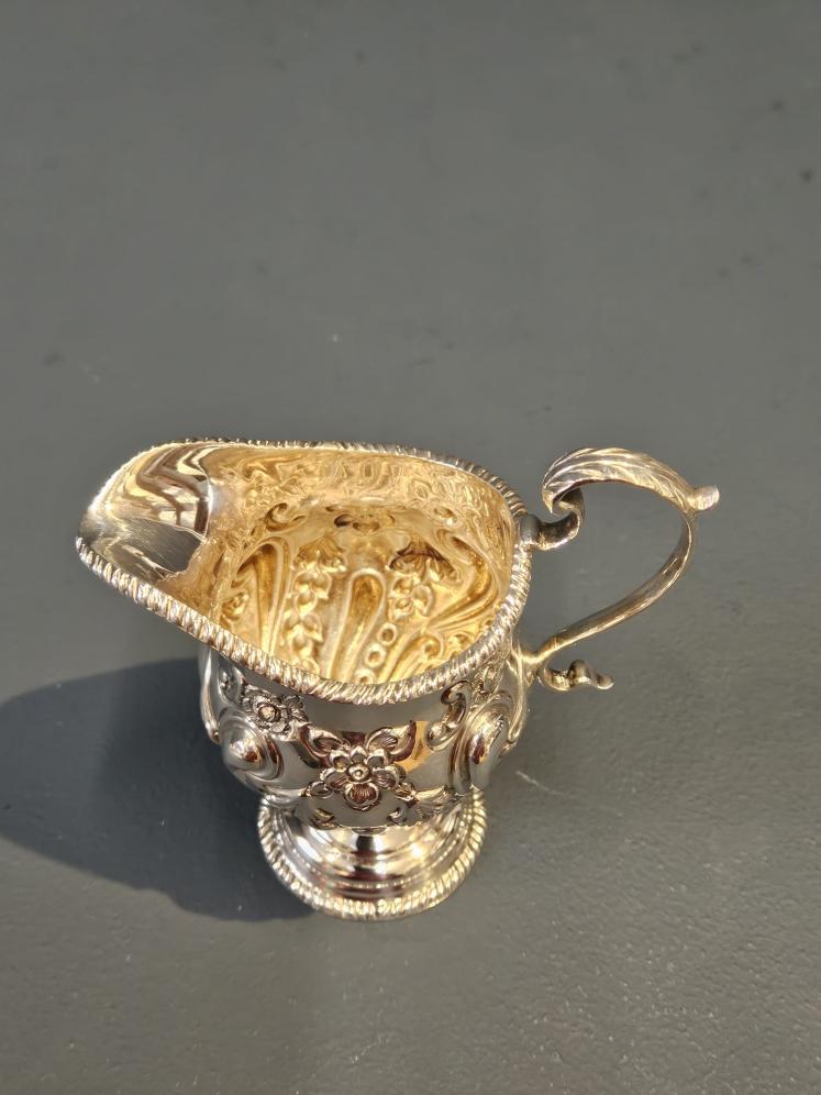 Edwardian Silver Cream Jug - Image 3