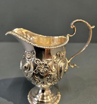Edwardian Silver Cream Jug - Image