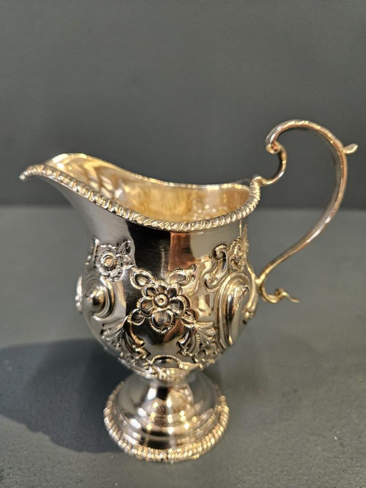 Edwardian Silver Cream Jug - Image 1