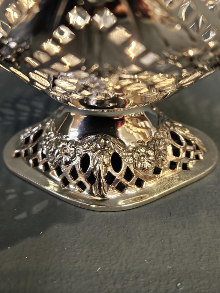 Victorian Silver Basket - Image 8