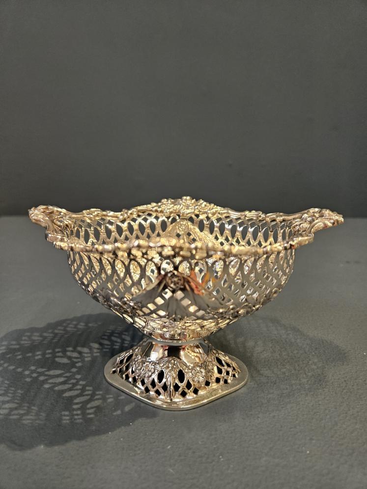 Victorian Silver Basket - Image 7