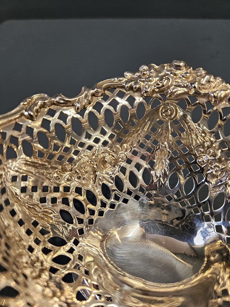 Victorian Silver Basket - Image 6