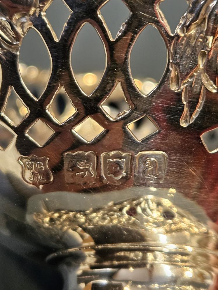 Victorian Silver Basket - Image 4