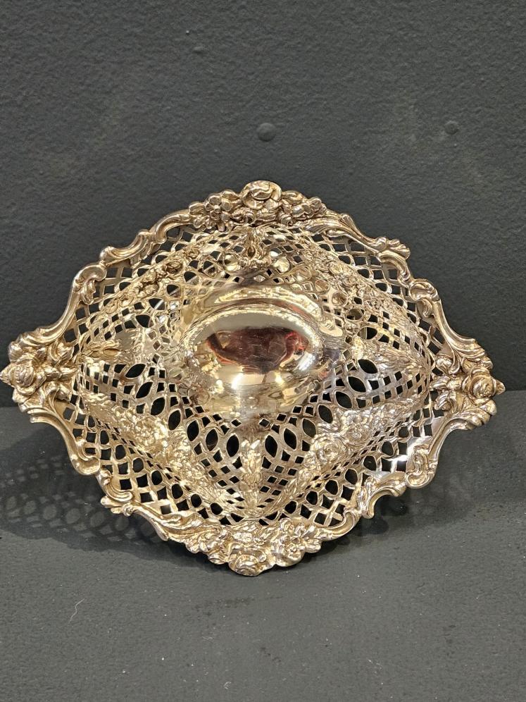 Victorian Silver Basket - Image 2