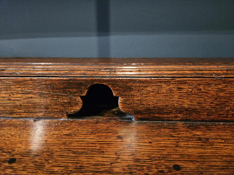 Outstanding George II Oak Country House Dresser and Rack - Image 9