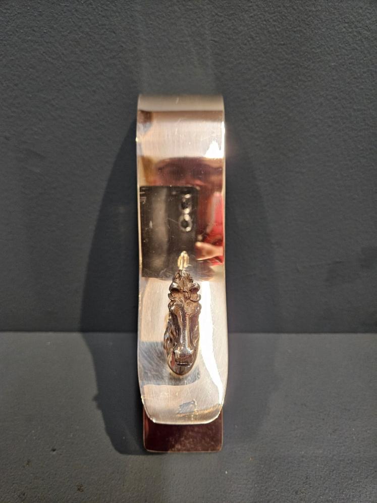 Hermes Silver Plated Horse Head Newspaper Clip - Image 10