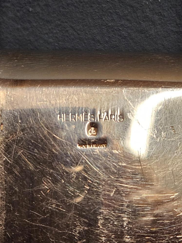 Hermes Silver Plated Horse Head Newspaper Clip - Image 3