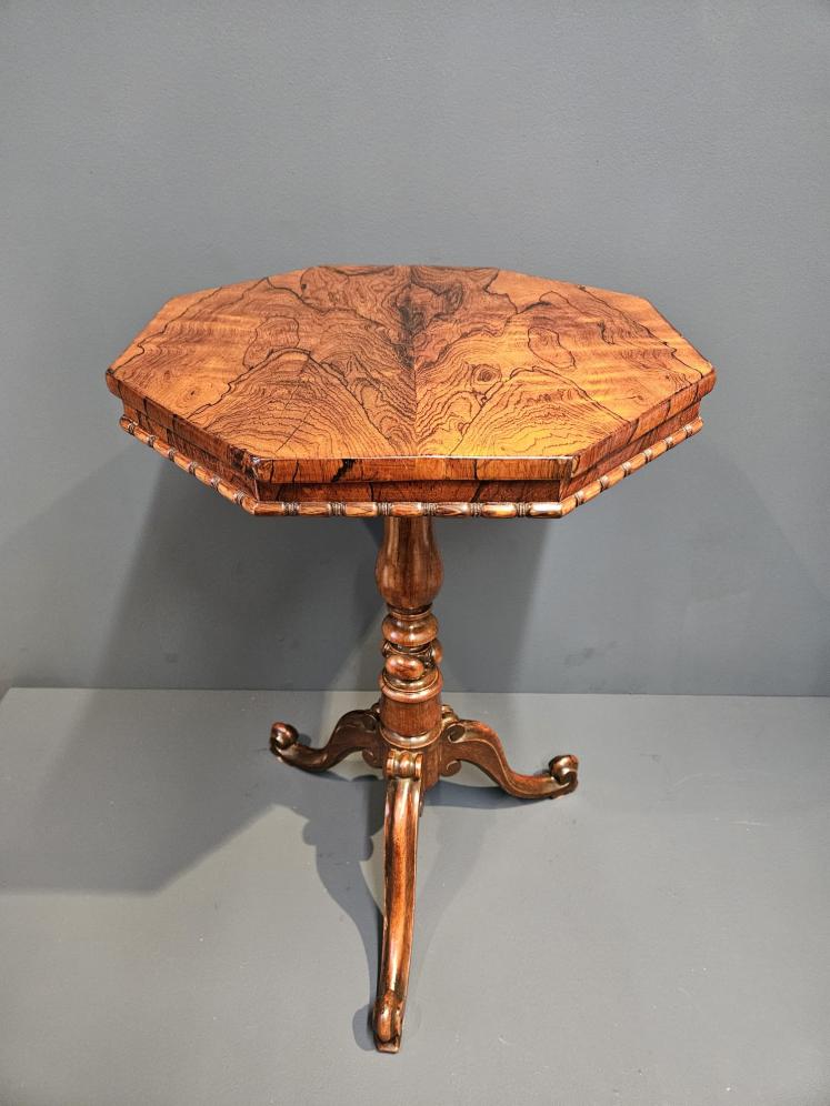 William IV Rosewood Octagonal Occasional Table - Image 2