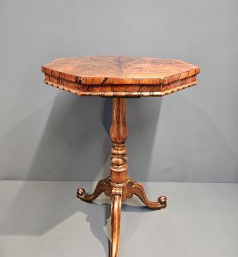 William IV Rosewood Octagonal Occasional Table - Image