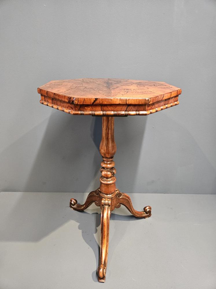 William IV Rosewood Octagonal Occasional Table - Image 1