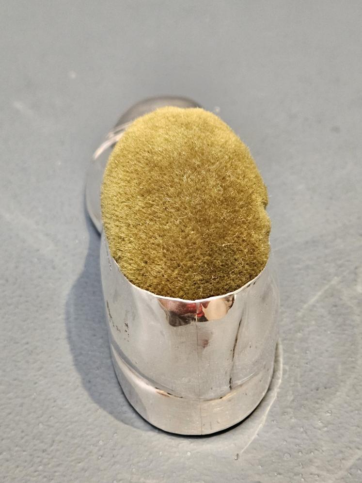 Edwardian Silver Shoe Pin Cushion - Image 4