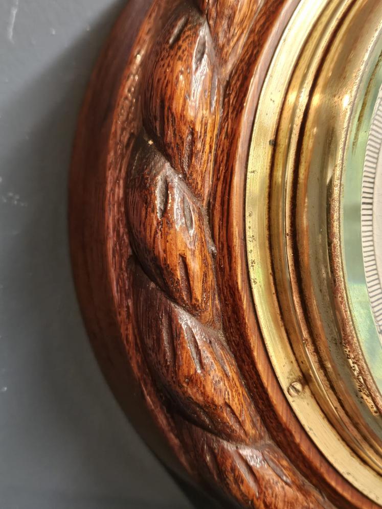Cardiff Oak Cased Ships Barometer - Image 5