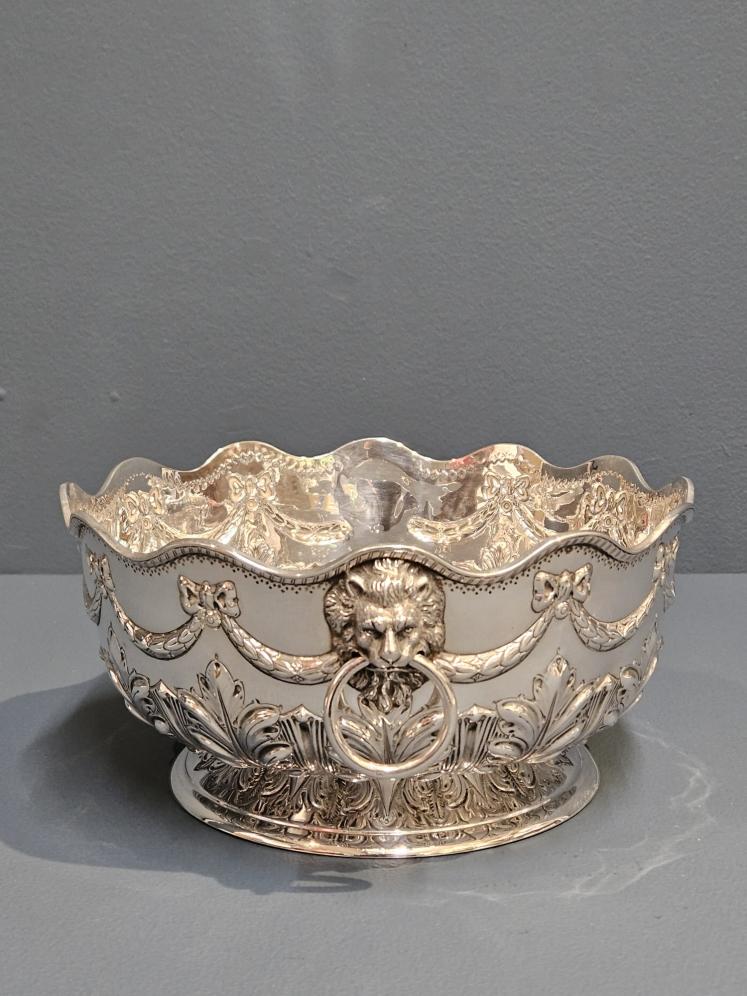 Victorian Silver 15 Troy Oz 8" Bowl - Image 7
