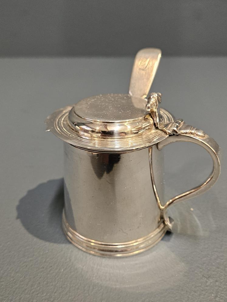 Rare Britannia Silver Mustard Pot - Image 4