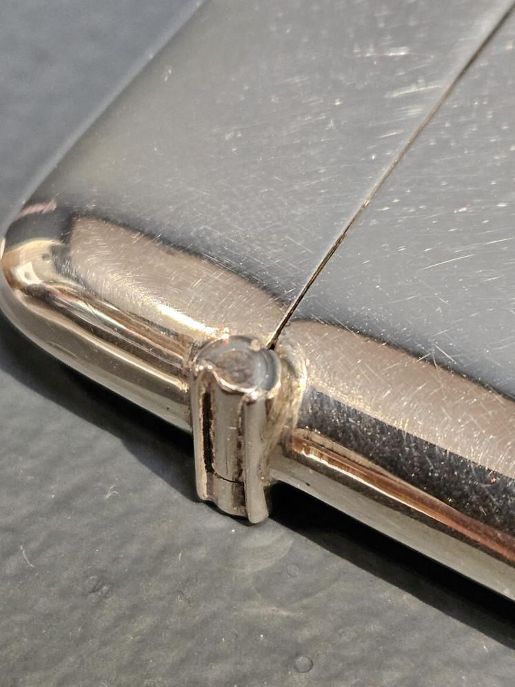 Immaculate George V Polished Silver Card Case - Image 7