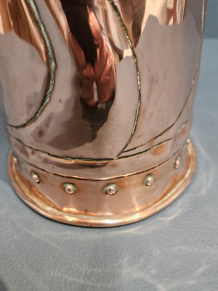 Art Nouveau Copper Coffee Pot - Image 3