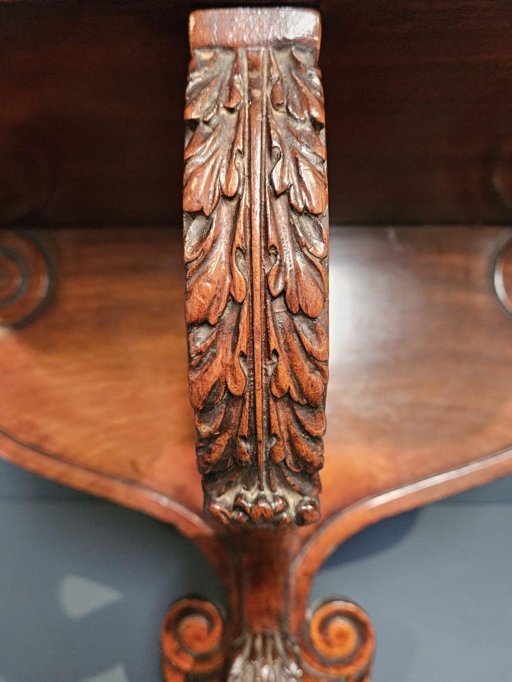 Superb William IV Mahogany Wall Bracket - Image 7