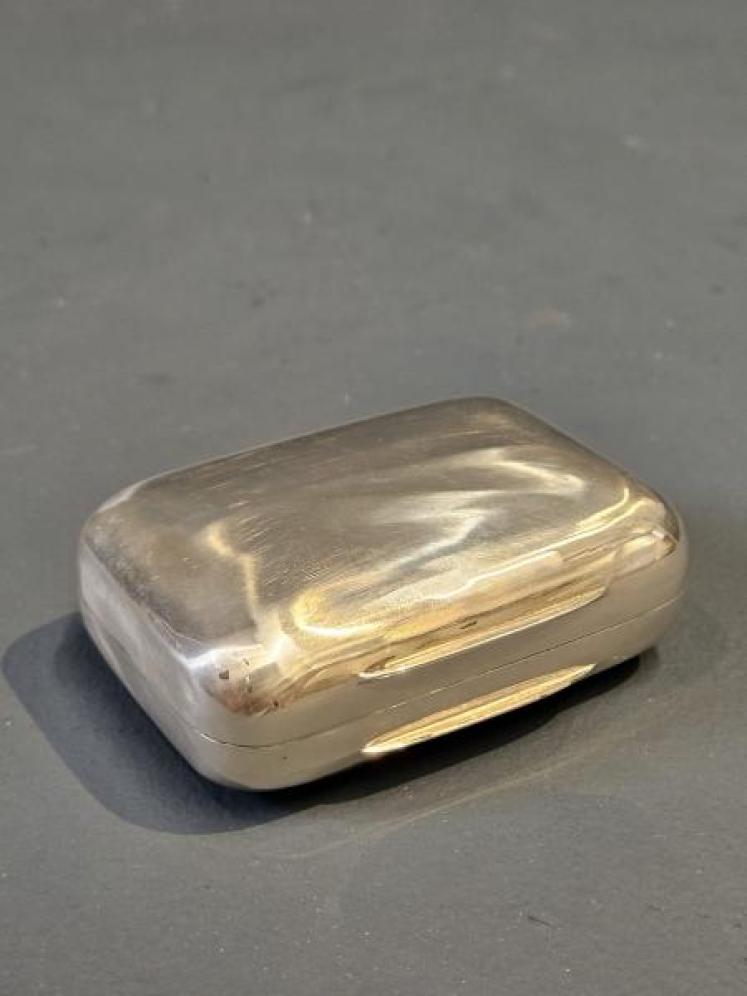 Rare Victorian Silver Soap Box - Image 1