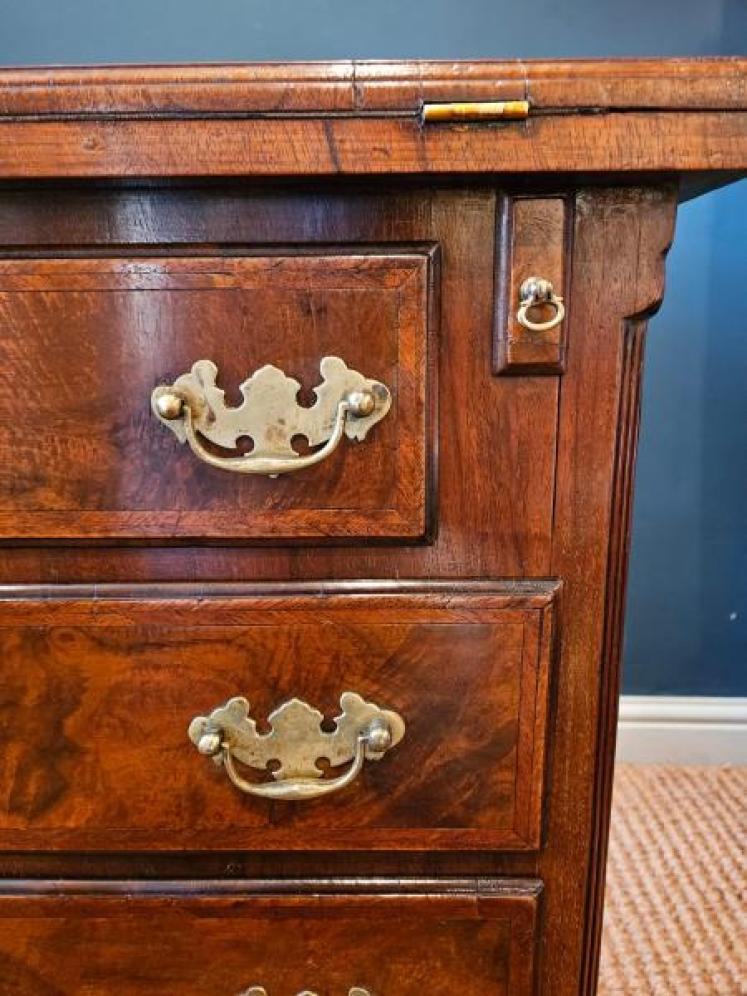 Georgian Walnut Bachelors Chest - Image 6