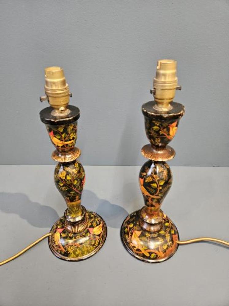 Pair of Kashmiri Lamps - Image 2