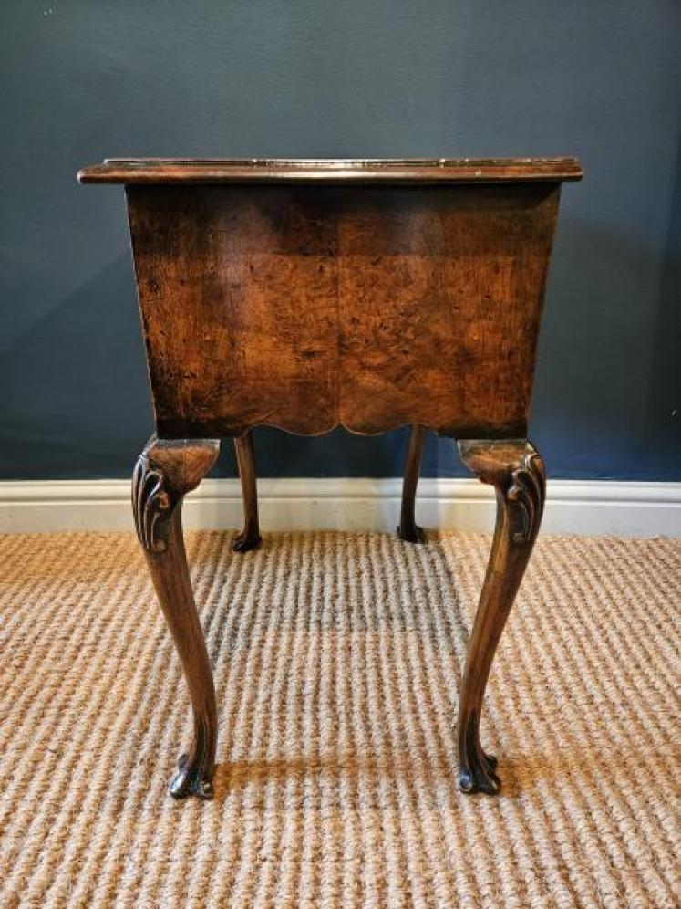 Small Proportion Queen Anne Style Walnut Lowboy - Image 6