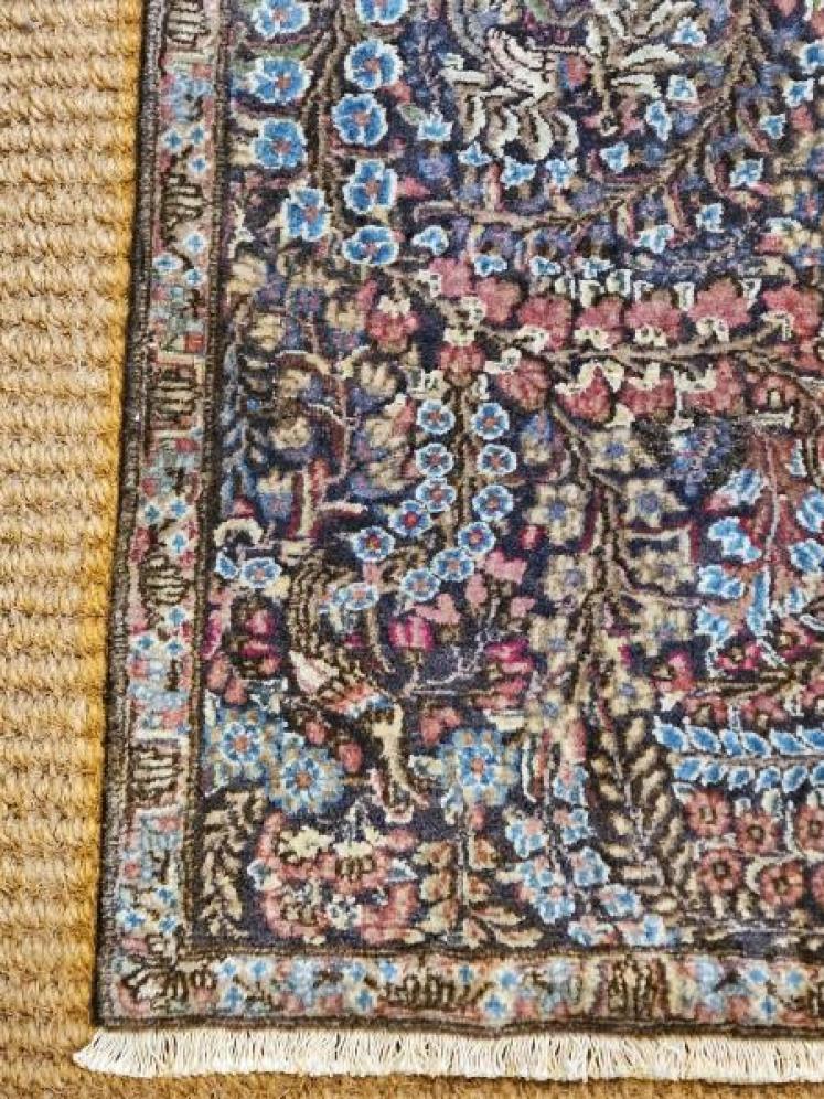 Unusual Fine Quality Persian Pure Wool Rug - Image 5
