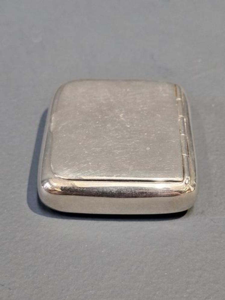 Edwardian Chester Silver Snuff Box - Image 2