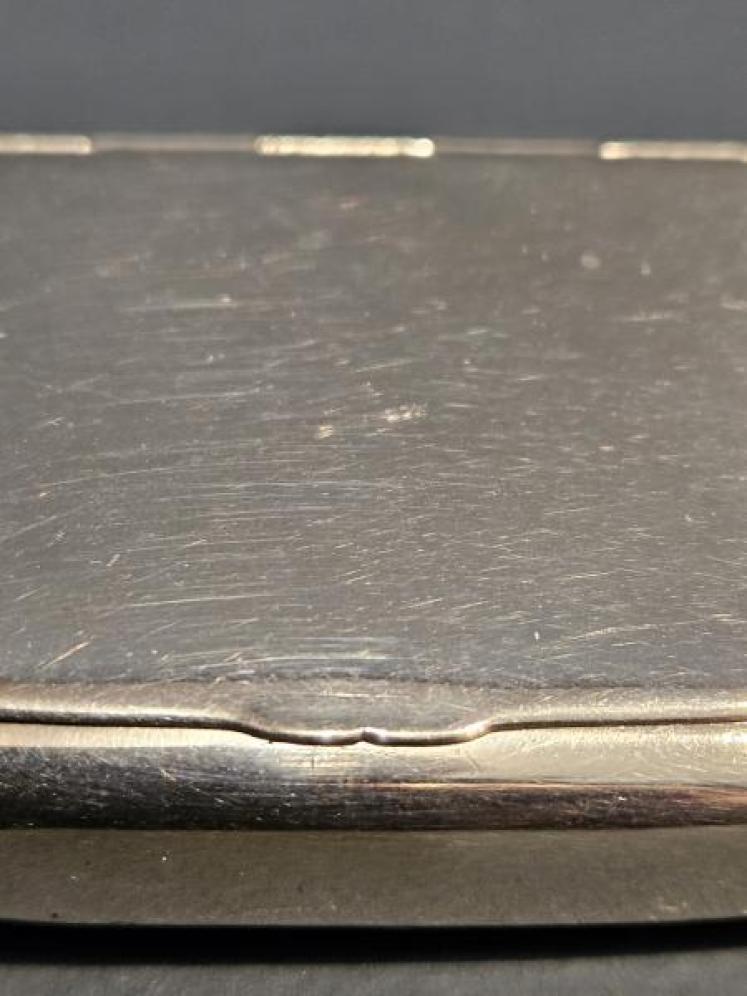 Edwardian Chester Silver Snuff Box - Image 5