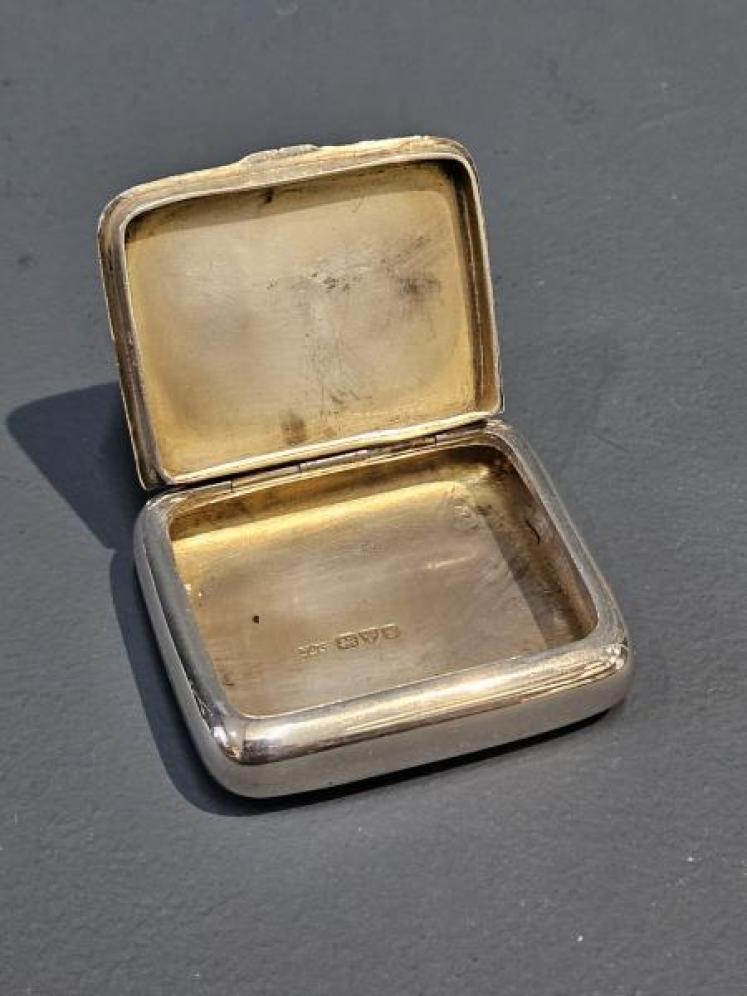 Edwardian Chester Silver Snuff Box - Image 6