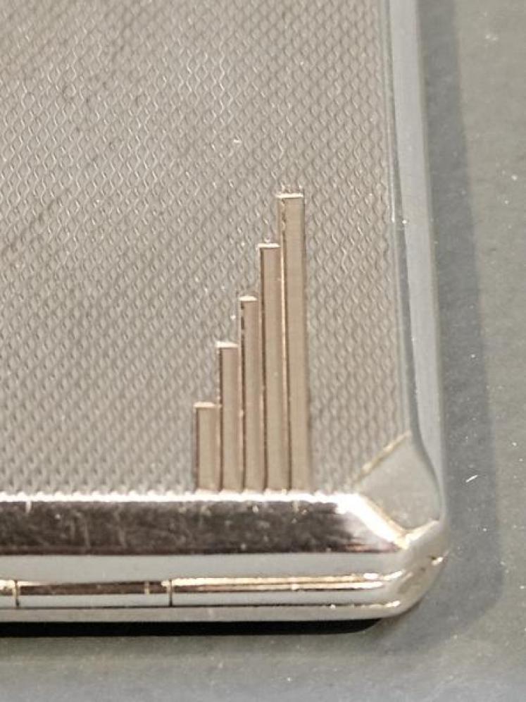 Silver and 9ct Gold Match Case - Image 3