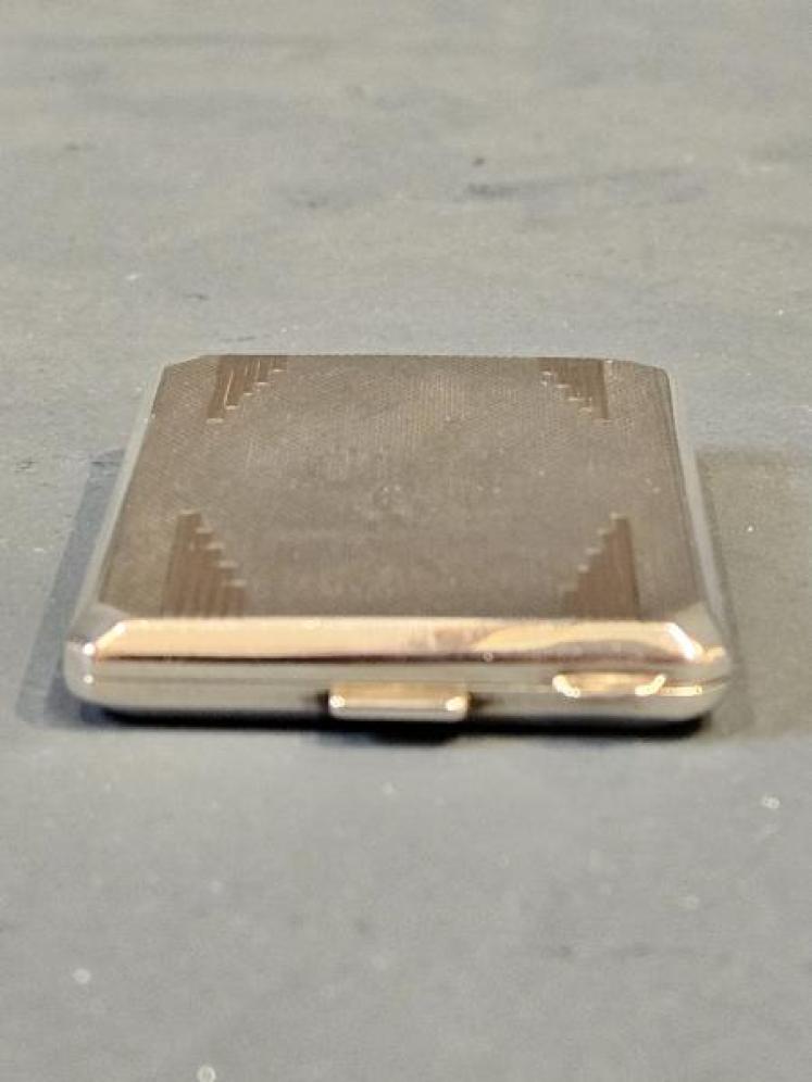 Silver and 9ct Gold Match Case - Image 5