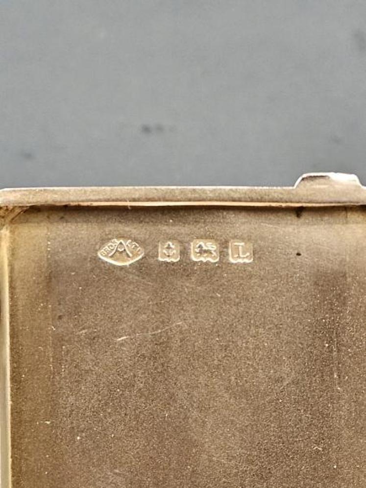 Silver and 9ct Gold Match Case - Image 6