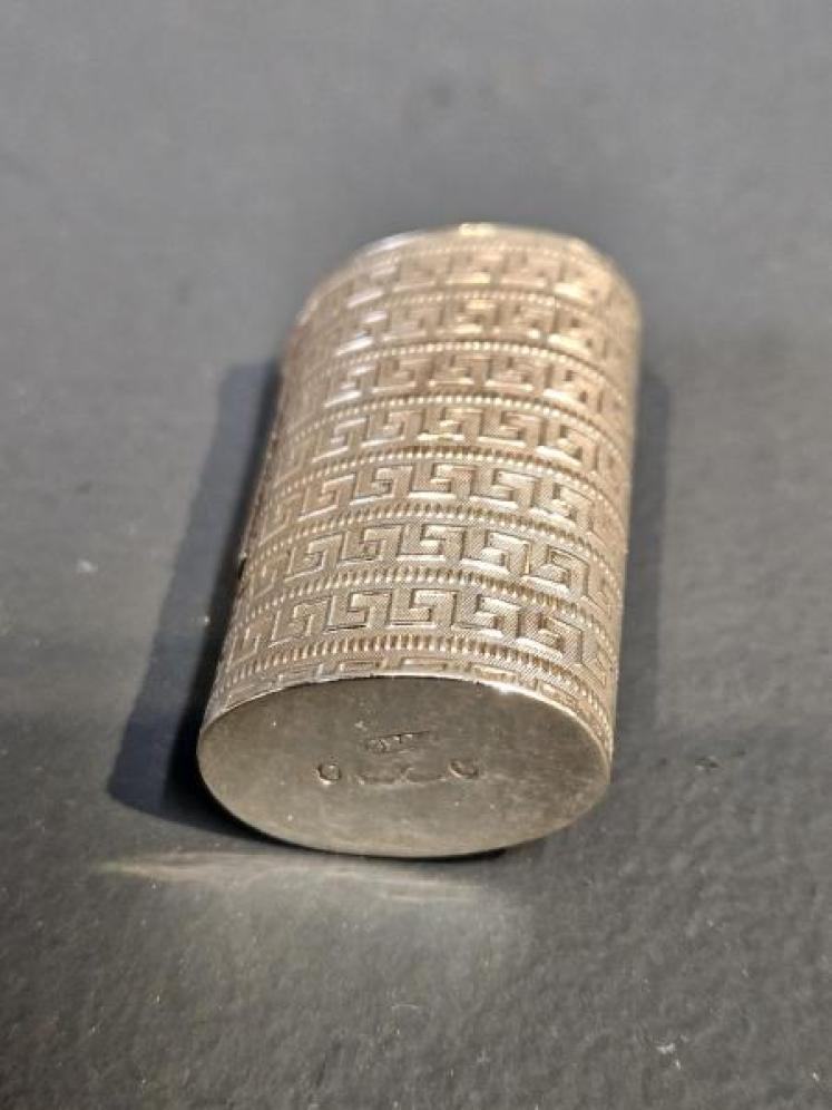Victorian Silver Vesta Canister - Image 3