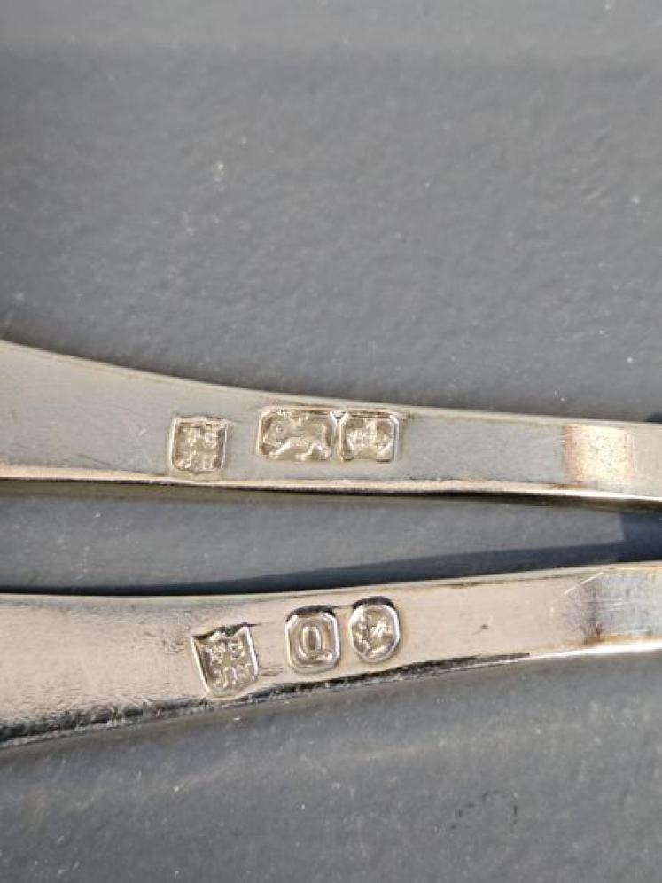Superb Victorian Cast Silver Grape Scissors - Image 6