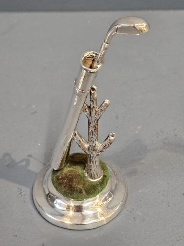 Silver Golf Bag Pin Cushion - Image 3
