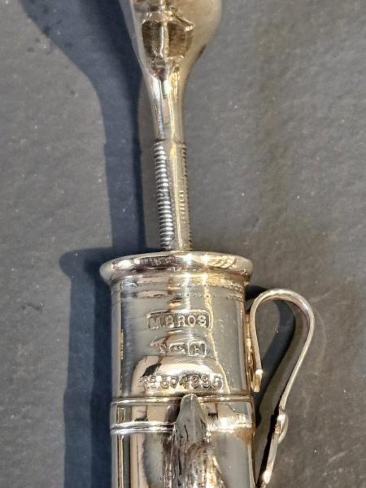 Silver Golf Bag Pin Cushion - Image 5