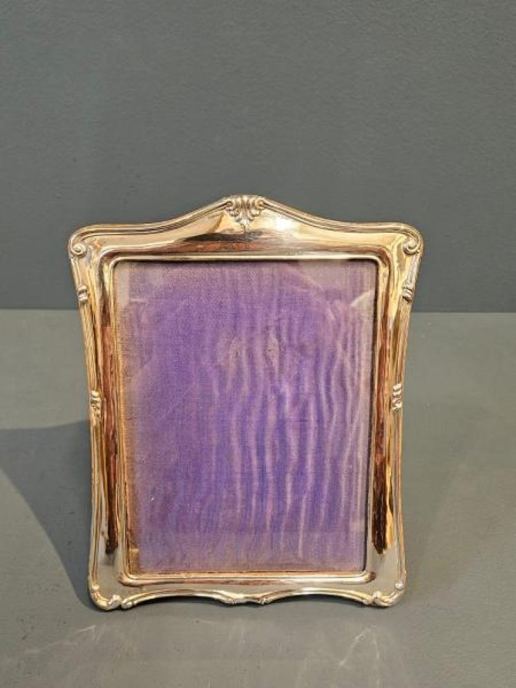 Embossed Silver Portrait Sized Photo Frame  - Image 1